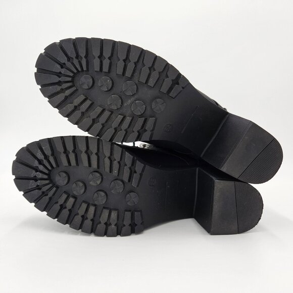 Olivia & Kate Ryder Womens Boot Winter Ankle Heels Lace Up Black Size 8.5 - Picture 11 of 12